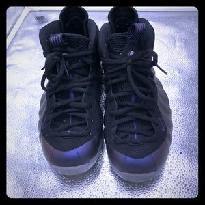 USED! NIKE AIR FOAMPOSITE ONE "EGGPLANT